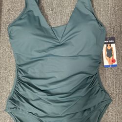 Lanes End Women Bathing Suit Size Large
