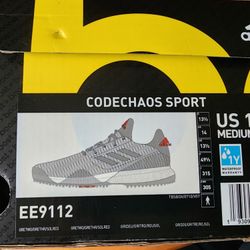 New Adidas CODECHAOS Sport Spikeless Golf Shoes Men's Sz 14