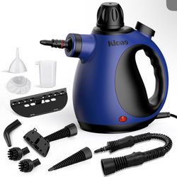 KLONA Steam Cleaner, Multi-Purpose Handheld with 10 Accessories for Removing Steam Cleaner for All Dirt, Upholstery Furniture, Sofa, Tiles, Floor,Car,