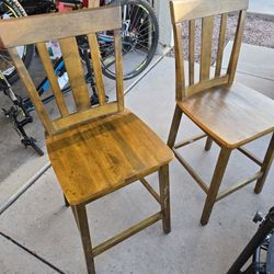 Two Wooden Stools