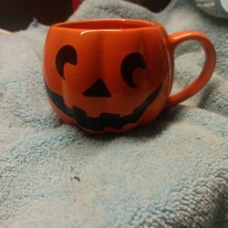 Halloween Pumpkin Coffe Cup