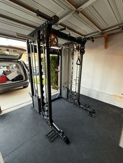 NEW IN BOX - FREE LOCAL DELIVERY- Major Fitness B52 PRO Squat Rack Power Cage Functional Trainer with Smith Machine