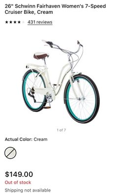Schwinn fairhaven cruiser outlet bike review