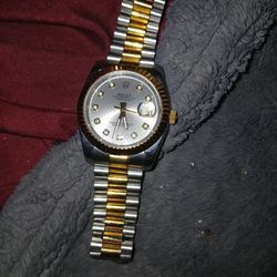 18k gold and silver Rolex