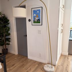 Arch Floor Lamp - Gold & Marble