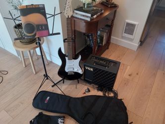 Yamaha  Electric Guitar, Vox Amp and Accessories