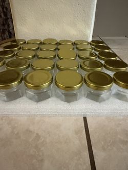 25 Small Glass Jars, 1.5oz