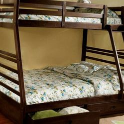 Twin-over-full Bunk Bed