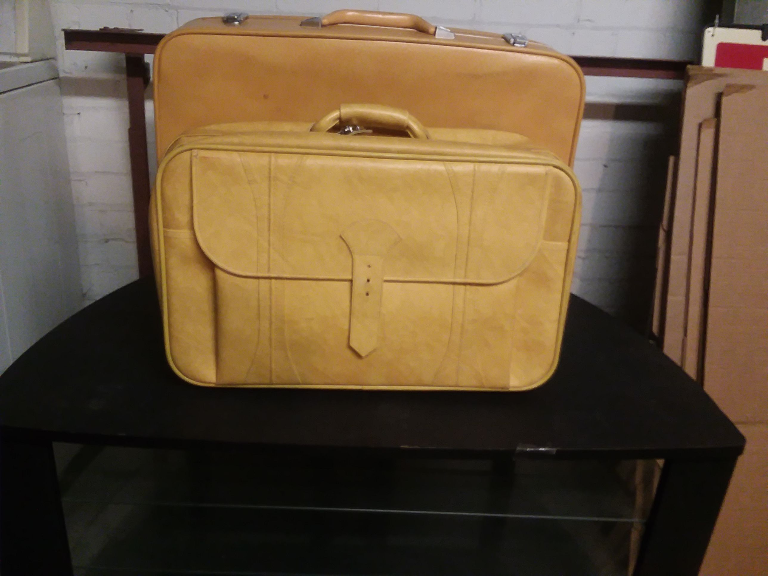 Mustard-Yellow Luggage!