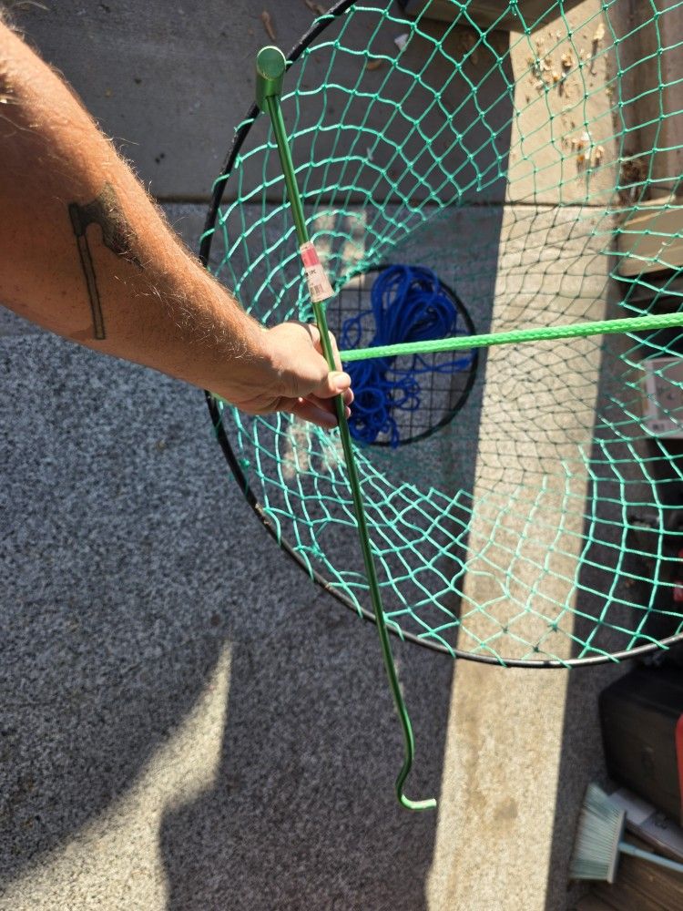 Crab Net With Hook