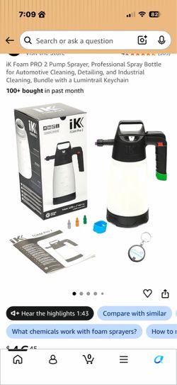 IK foam sprayer car wash