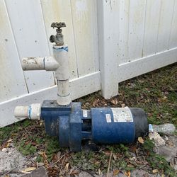 Water Irrigator Pump Used 