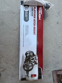 Hyper Tough 2-Bike Hitch Mount Platform Bike Rack – New Open Box