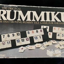 Vintage 1980 Rummikub Rummy Tile Game