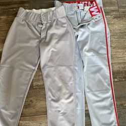 Size Large Boys Baseball Pants