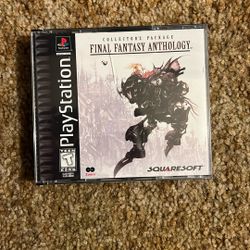 Final Fantasy Anthology Black Label PS1 CIB - Tested