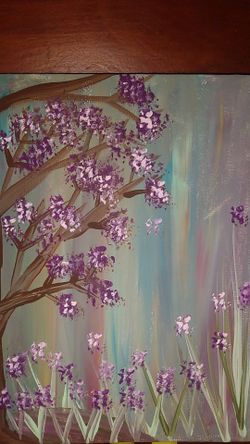 Original Acrylic Painting "🍒 Blossom"