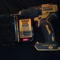 20V  Compact Cordless 1/2" Hammer Drill With Battery And Charger