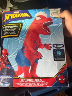 Spider-Man T. rex inflatable costume