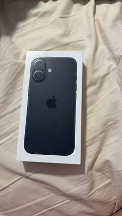 Black iPhone 16 128gb EMPTY Box