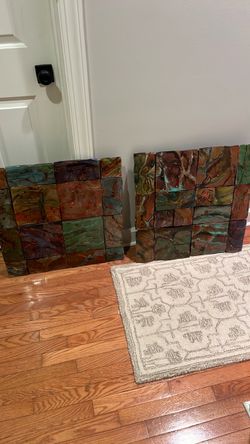 ORIGINAL METAL COPPER ART ANNE CUNNINGHAM NC METAL ARTIST WALL ART 24X24 SIGNED