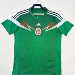 Retro México 2014 Home Soccer Jersey