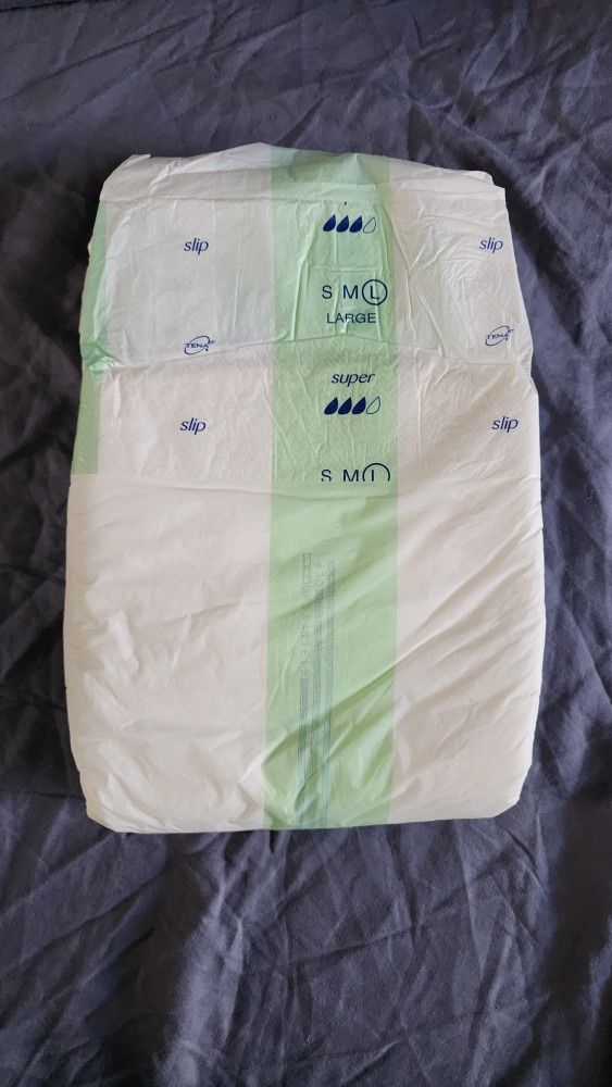 Vintage Tena Slip Super Large Adult Diaper ABDL