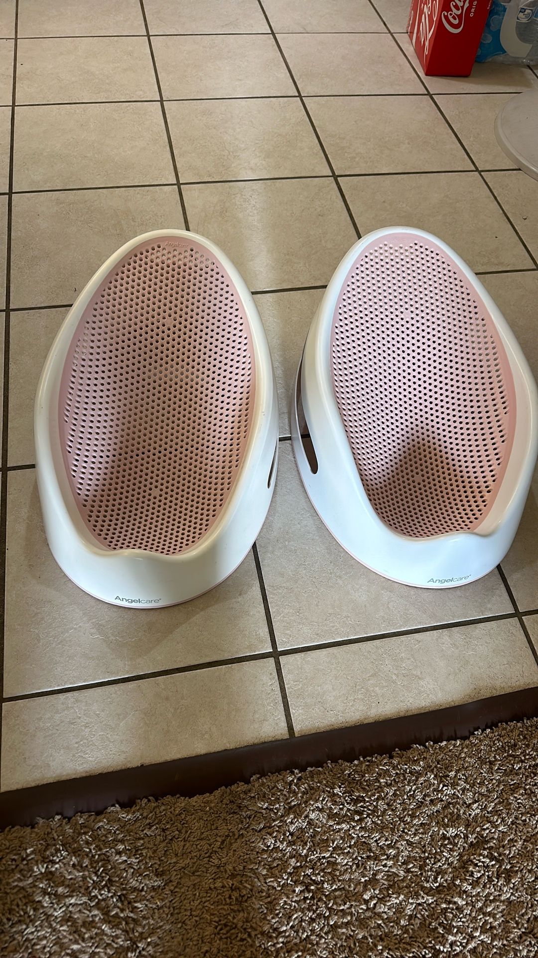 Two Pink Angel Care Bath Seat