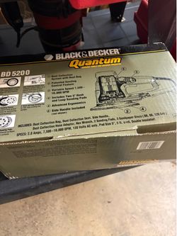 New black and decker orbital sander quantum