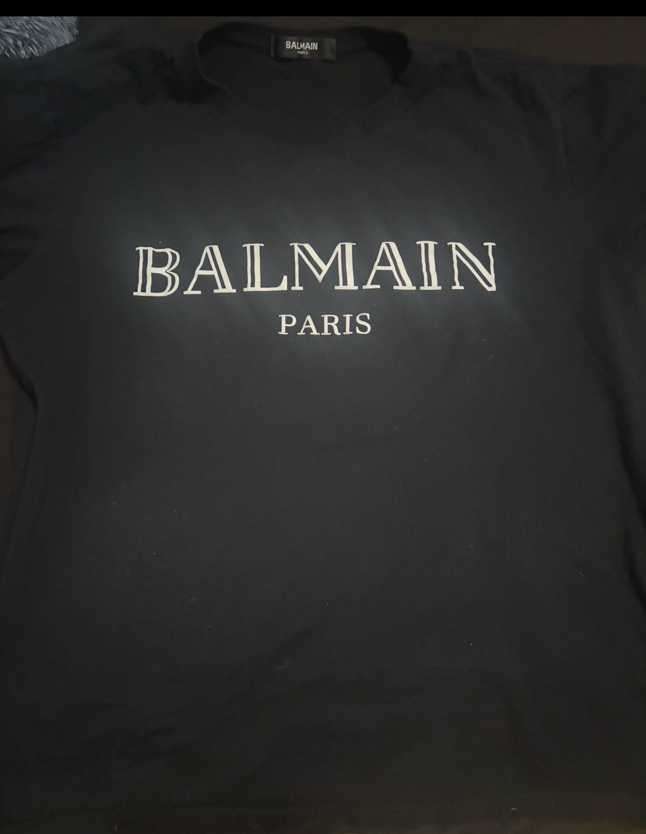 BLMN Paris Black Logo T Shirt Size S