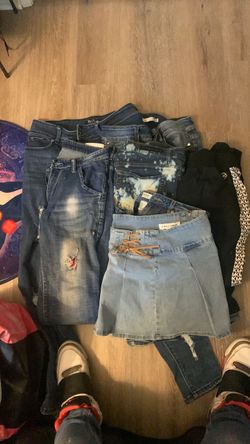 Women's Denim Jeans & Skirt Bundle Lot