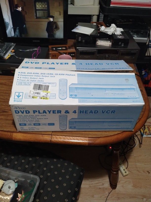 DVD Player & 4 Head Vcr