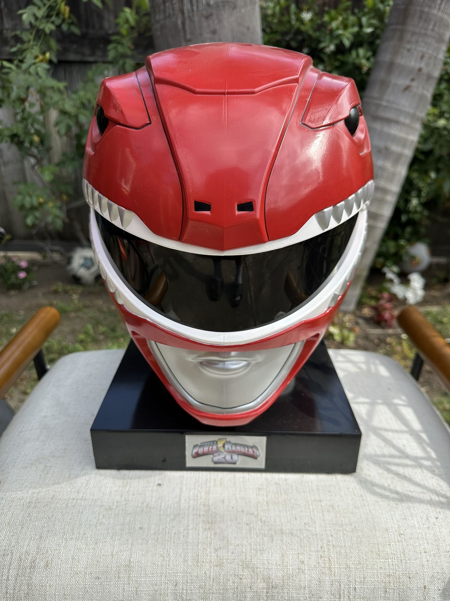 Red Power Rangers Display Helmet Collectible. 20th Anniversary, Great Condition