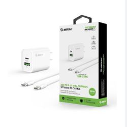 FAST WALL CHARGE PD20W + C TO C  5FT Cable