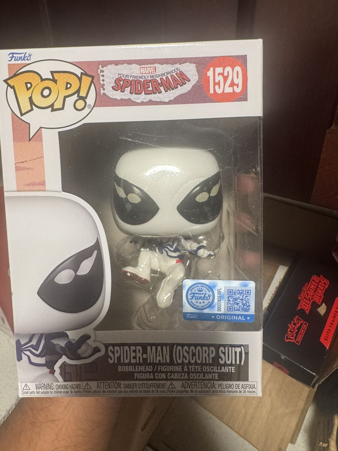 Your Friendly Neighborhood Spider Man (oscorp Suit) Funko Pop
