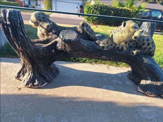 Cheetah coffee table