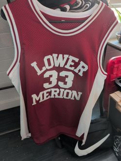 Kobe Bryant Replica Lower Merrion HS Basketball jersey. Dark Red. Medium