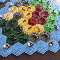 3d printed Catan, 5 - 6 player expansion