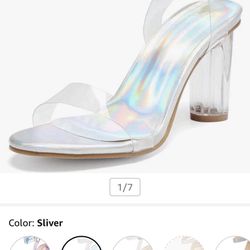 Clear Heels Size 6.5