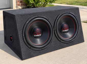 Two Massive Audio GTX124 subwoofers