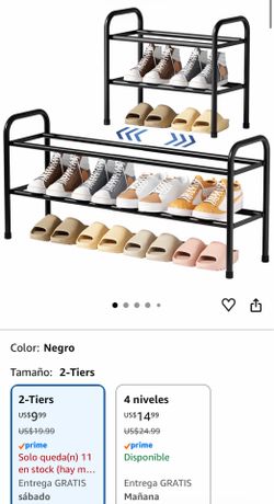 Shoe rack 2 tier (WHITE)