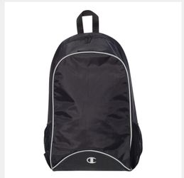 Black Minimalist Champion Backpack!