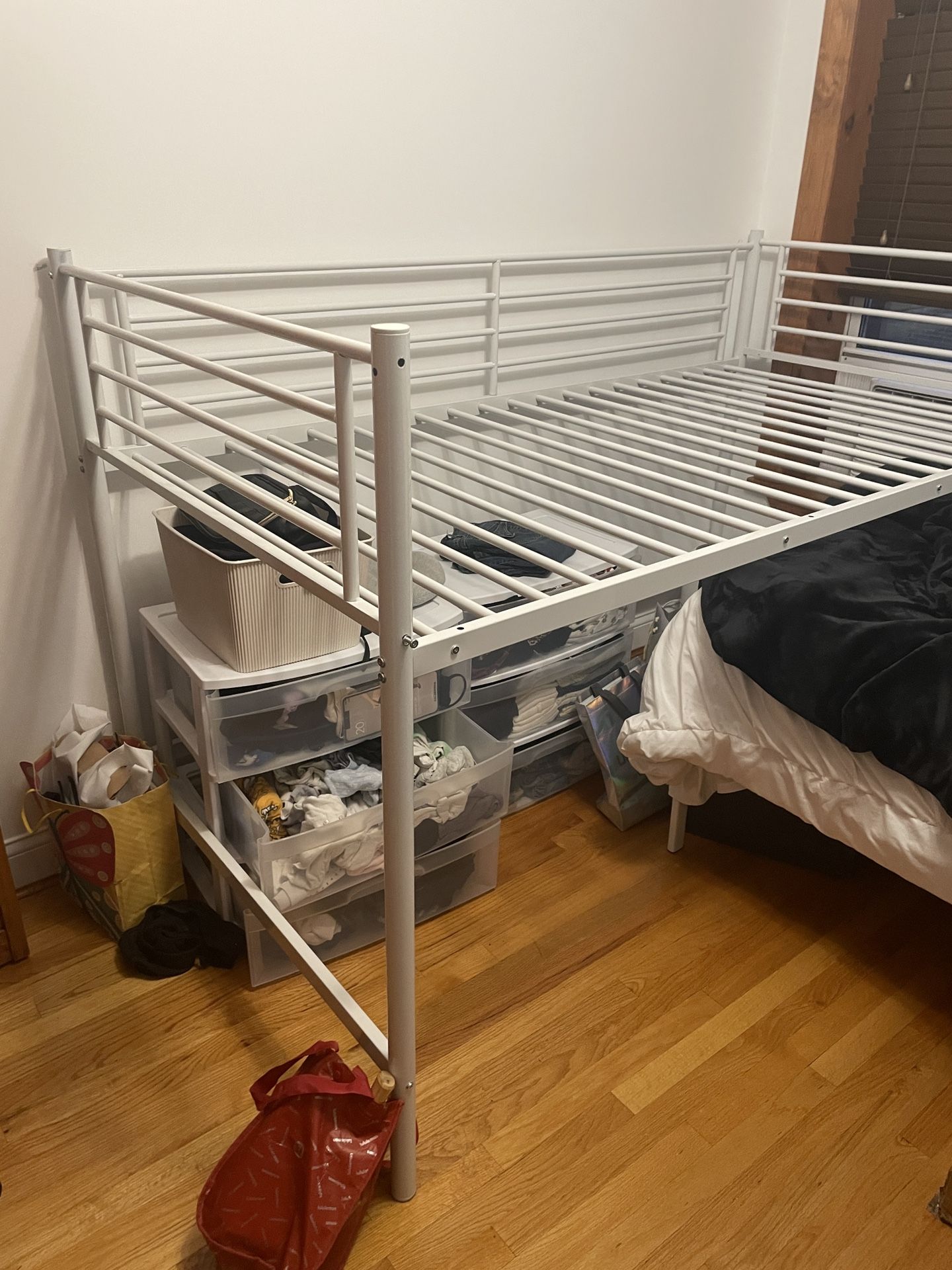 Twin Loft Bed White