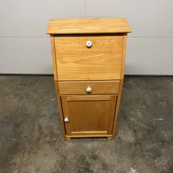 Solid Wood Secretary Desk or Storage Cabinet in Great Condition 