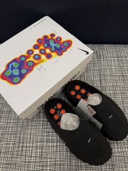 Women's Size 6 Nike Mind 001 Slide Black Chrome HQ4309-001 