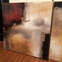 2 Pcs Z Gallery Abstract Art