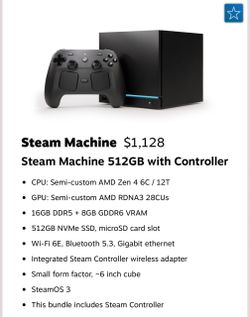 Steam Machine 512GB with Steam Controller
