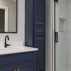 Bathroom Vanity Linen Tower 