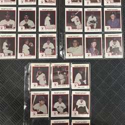 1987 Pawtucket Red Sox ProCards Set Ellis Burks RC + Horn Reed (26 Cards)