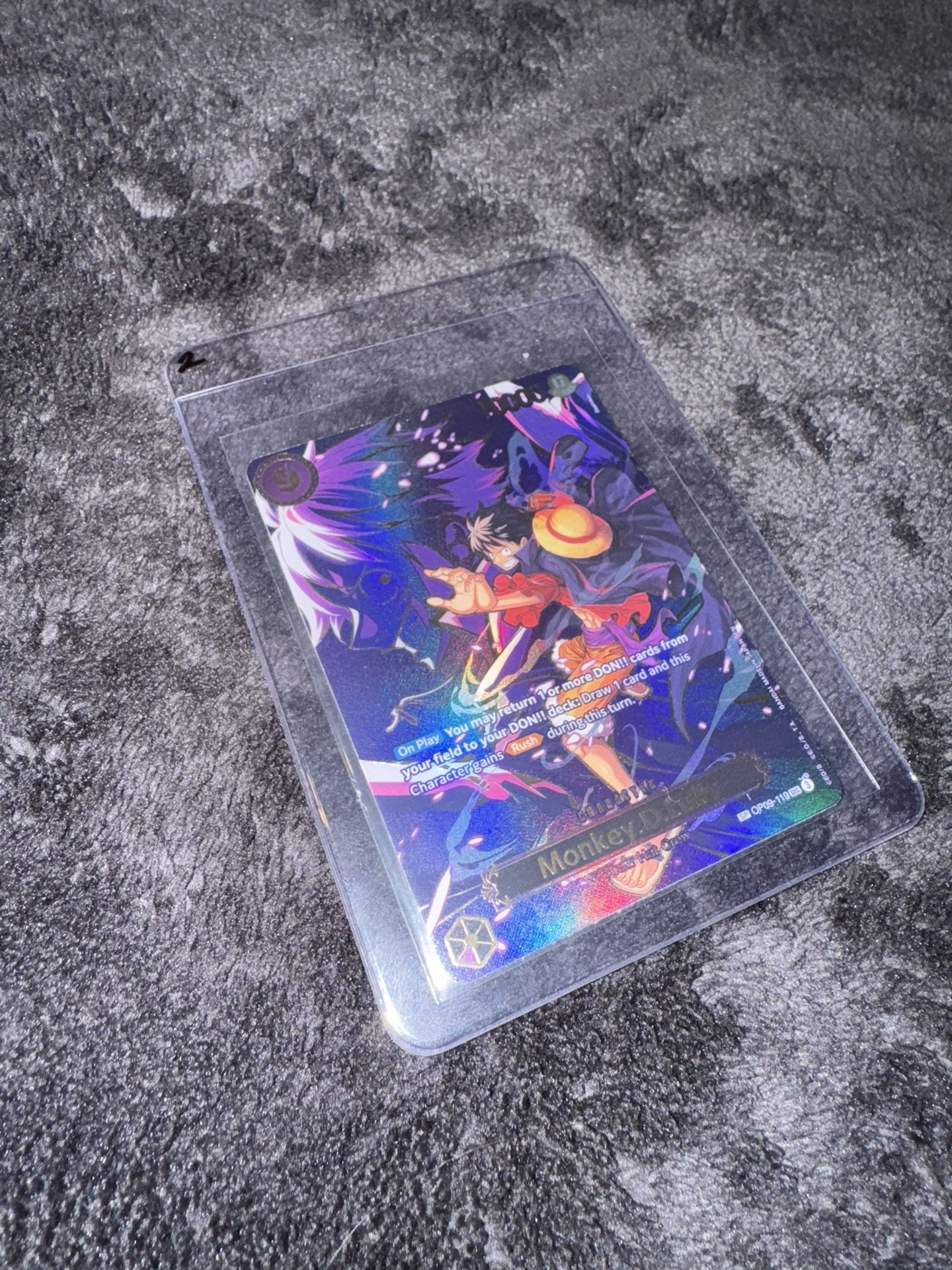 🏴☠️ Monkey D. Luffy – SP - SEC (Alternate Art) | OP-09 The Four Emperors